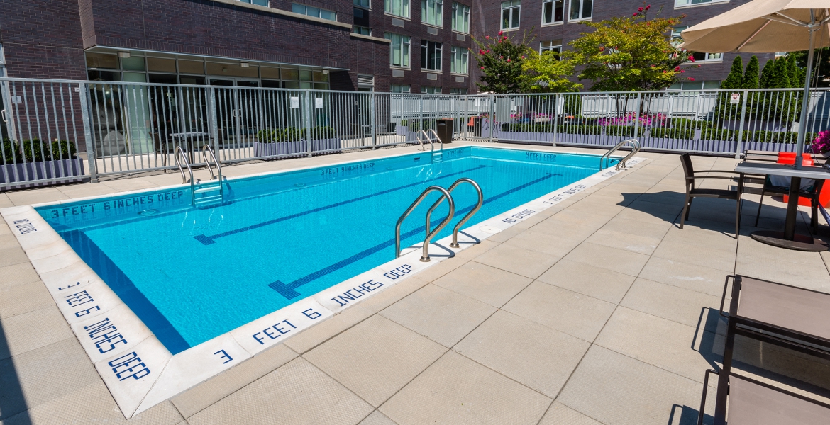 outdoor pool  at 568 Union, Brooklyn, NY, 11211
